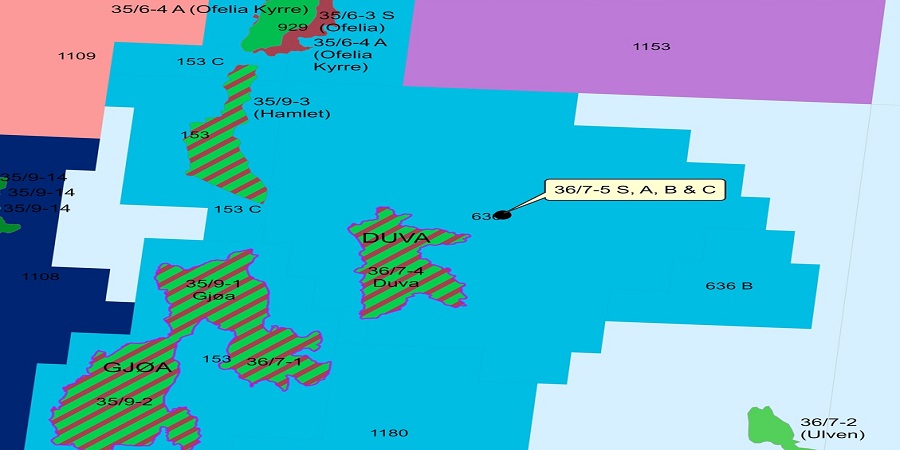 Commercial oil and gas discovery in the Gjøa area in the North Sea 
