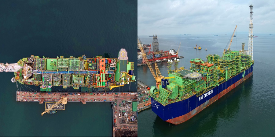 The BW Opal FPSO arrives in field, successfully hooks up and commences final commissioning plans