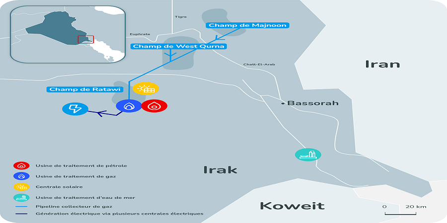Iraq: TotalEnergies launches the construction of the final two major projects of the GGIP