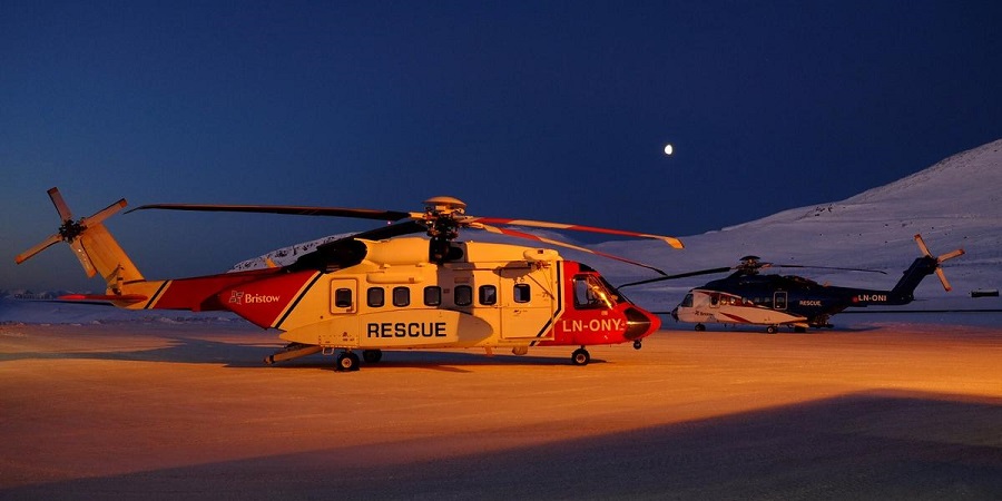 Equinor and Vår Energi have awarded Bristow a new, long-term contract for helicopter transportation and search and rescue services from the base in Hammerfest.