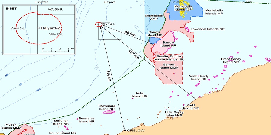 Santos announced that first production from the Halyard-2 infill well has commenced
