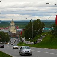 Ханты-Мансийск вечером