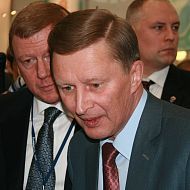 вице-премьер Российской Федерации Сергей Иванов,  глава Роснано Анатолий Чубайс