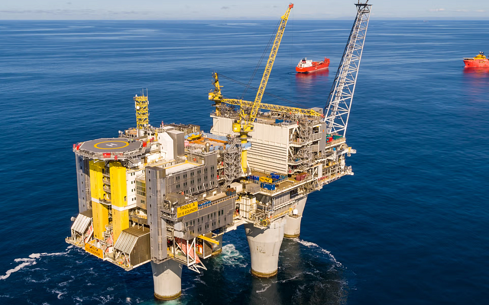 Equinor increases gas production in the North Sea as part of the Troll project
