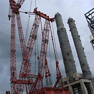 Строительная площадка Амурского ГПЗ