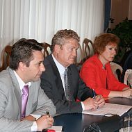 Встреча  в ГД РФ заместителя Председателя ГД В.А.Язева с делегацией Национального Собрания Лаосской Национально-Демократической Республики во главе с Председателем Т.Тхаммавонгом в Гербовом зале.