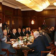 Б. Грызлов, В. Жириновский на встрече  с Президентом Ливана